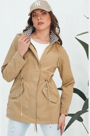 Basics from Amsterdam Tmavě béžová dámská oboustranná parka AVELIN TY4347