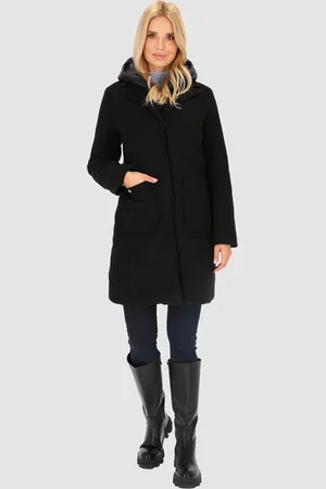 Perso Černá dámská zateplená fleecová bunda BLH 234040 F - Black