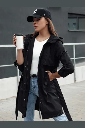 Basics from Amsterdam Černá dámská dlouhá parka MODERNS TY4390