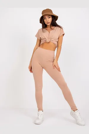 BASIC FEEL GOOD Béžové legíny Brigitte -AP-LG-A-002-beige