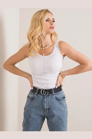 Basics from Amsterdam Dámský bílý top -white