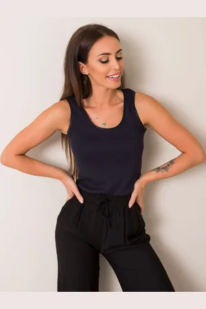 Basics from Amsterdam Dámský tmavě modrý top -dark blue