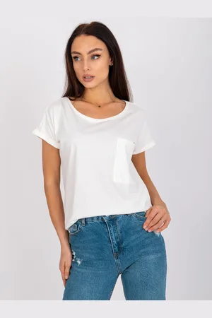 Basics from Amsterdam Smetanové tričko Ventura s krátkým rukávem a kapsičkou TW-TS-1001.30X-ecru