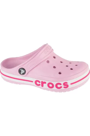 Crocs Světle růžové dětské nazouváky Bayaband Kids Clog 207019-6TG