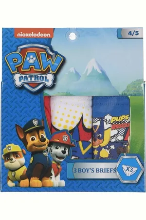 Paw Patrol Tlapková Patrola chlapecké slipy - 3 kusy