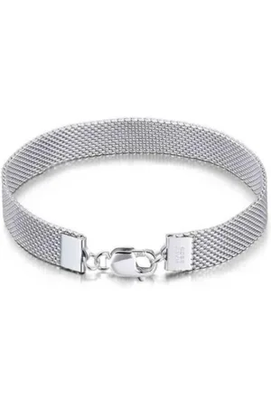 Majya 11273 Stříbrný náramek JORDAN 19 cm | šířka 7 mm