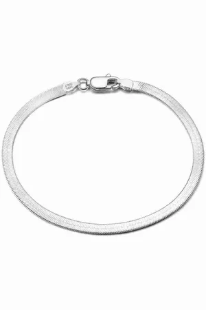 Majya 11238 Stříbrný náramek DYLAN 19 cm | šířka 4,5 mm