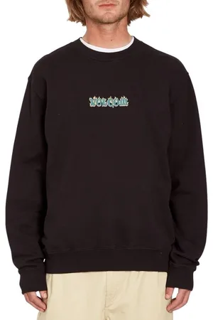 Volcom Pánská mikina Alstone Crew Black
