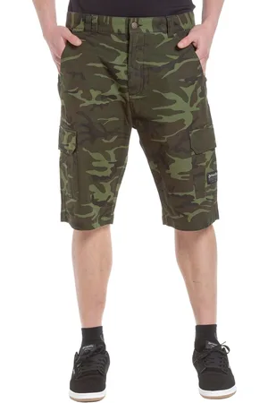 MEATFLY Pánské kraťasy Syndrom Camo Ripstop
