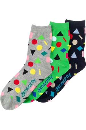 MEATFLY Ponožky Multi Shape socks Triple Pack
