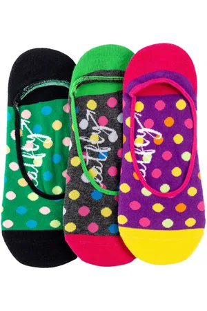 MEATFLY Ponožky Low socks - Triple pack B/ Big Dots 1