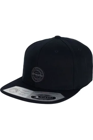 MEATFLY Kšiltovka Gruman Premium Snapback Black Round/Black