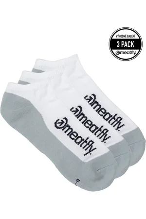 MEATFLY Ponožky Boot Triple pack White