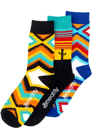 MEATFLY Ponožky Arizona socks - S19 Triple pack