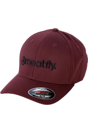 MEATFLY Brand Flexfit Maroon