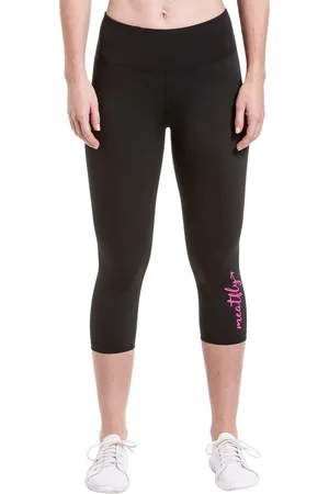 MEATFLY Dámské legíny Edna Dark Pink Logo
