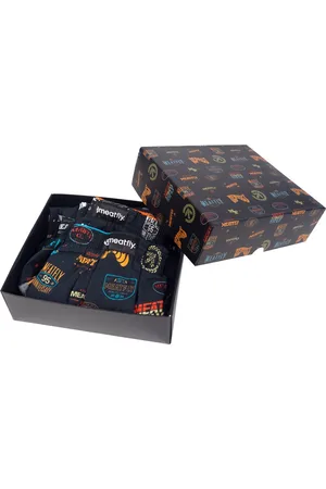 MEATFLY Pánské trenýrky Agostino Badges Gift Pack