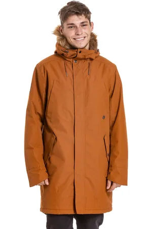MEATFLY Pánská zimní bunda Lars Parka Brown Sugar