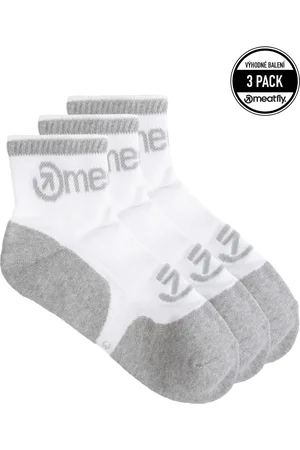 MEATFLY Ponožky Middle Triple pack White