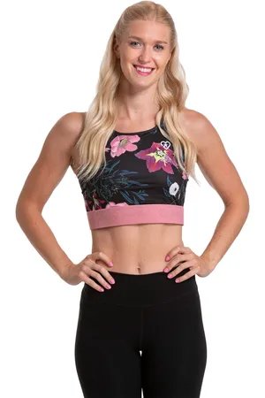 MEATFLY Dámská sportovní podprsenka Evee Hibiscus