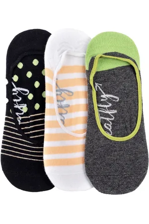 MEATFLY Ponožky Low socks - Triple pack H/ Anthracite