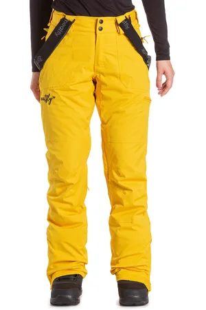 MEATFLY Snowboardové kalhoty Foxy E - Yellow Stripe