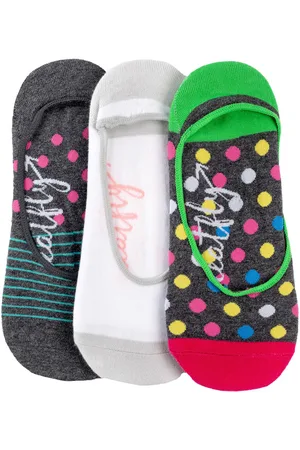 MEATFLY Ponožky Low socks - Triple pack L/ Fuchsia