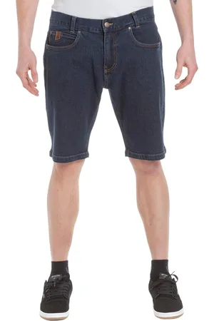 MEATFLY Pánské kraťasy Just Denim Rinse Wash