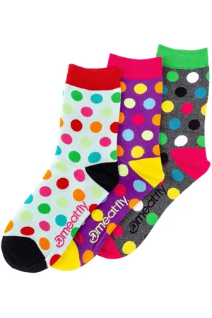 MEATFLY Ponožky Light Regular Dots socks Triple Pack
