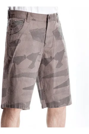 MEATFLY Kraťasy Bobber 16 Shorts C-Light Grey Camo