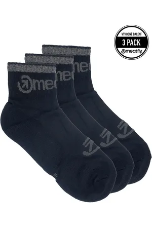 MEATFLY Ponožky Middle Triple pack Black