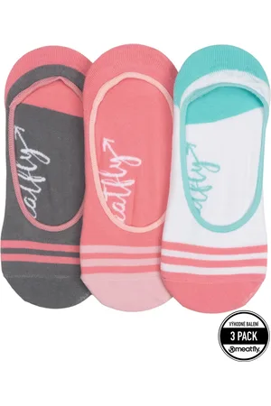 MEATFLY Ponožky Low Socks Triple Pack White