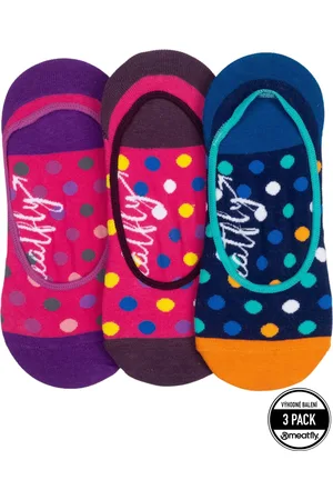 MEATFLY Ponožky Low Socks Triple Pack Navy / Fuchsia