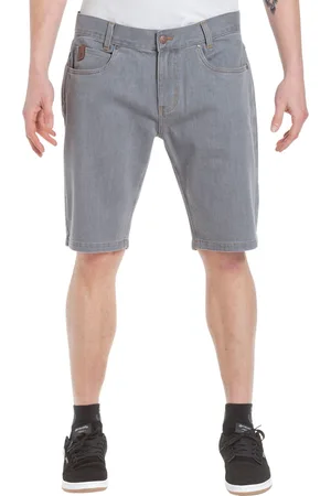MEATFLY Pánské kraťasy Just Denim Grey