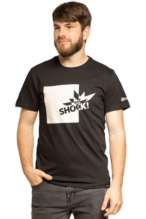 MEATFLY Tričko Big Shock White/Black