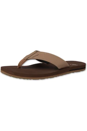 Volcom Pánské žabky Victor Brown Khaki