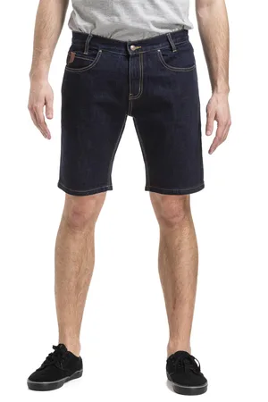 MEATFLY Just 19 Denim Shorts B - Dark Blue