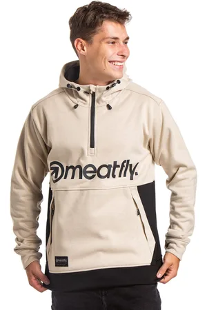 MEATFLY Pánská technická mikina Tason Sand