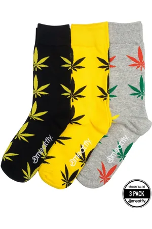 MEATFLY Ponožky Lexy Triple Pack Ganja