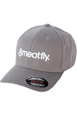 MEATFLY Brand Flexfit Grey