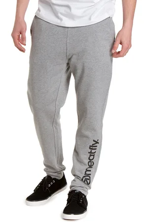 MEATFLY Pánské tepláky Joy Heather Grey