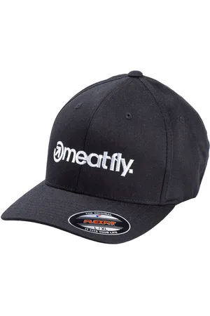 MEATFLY Brand Flexfit Black