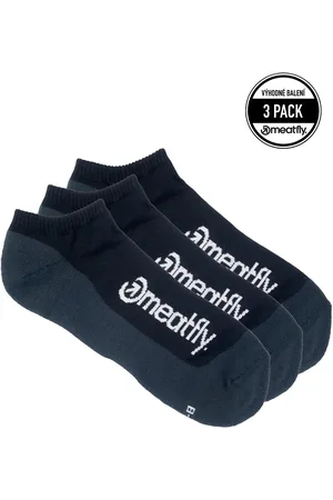MEATFLY Ponožky Boot Triple pack Black