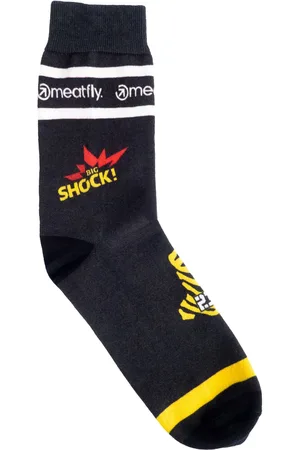 MEATFLY Ponožky Big Shock Dakar Black