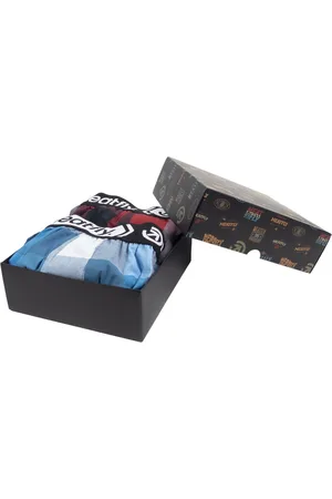 MEATFLY Pánské boxerky Gigi Blue / Red Gift Pack