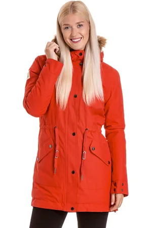 MEATFLY Dámská zimní bunda Artemis Parka Poppy Red