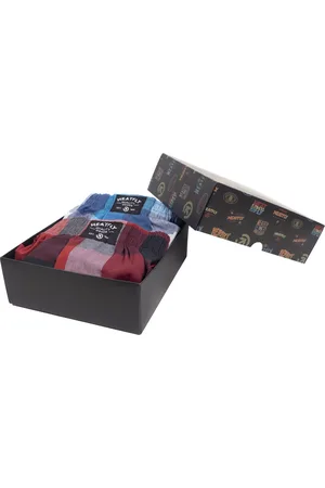 MEATFLY Pánské boxerky Doug Blue / Red Gift Pack