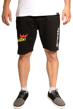 MEATFLY Pánské teplákové kraťasy Big Shock Black