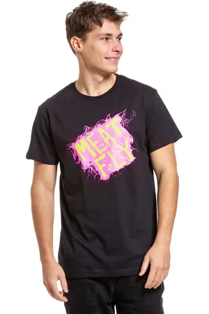 MEATFLY Pánské tričko Crooky Pink/Black