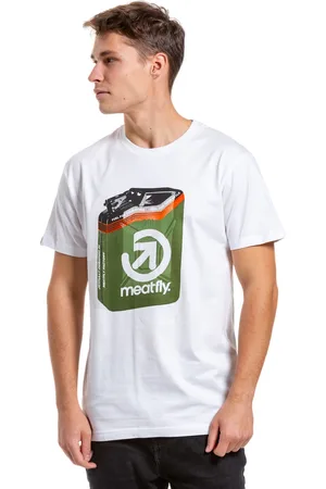 MEATFLY Pánské tričko Fueled White